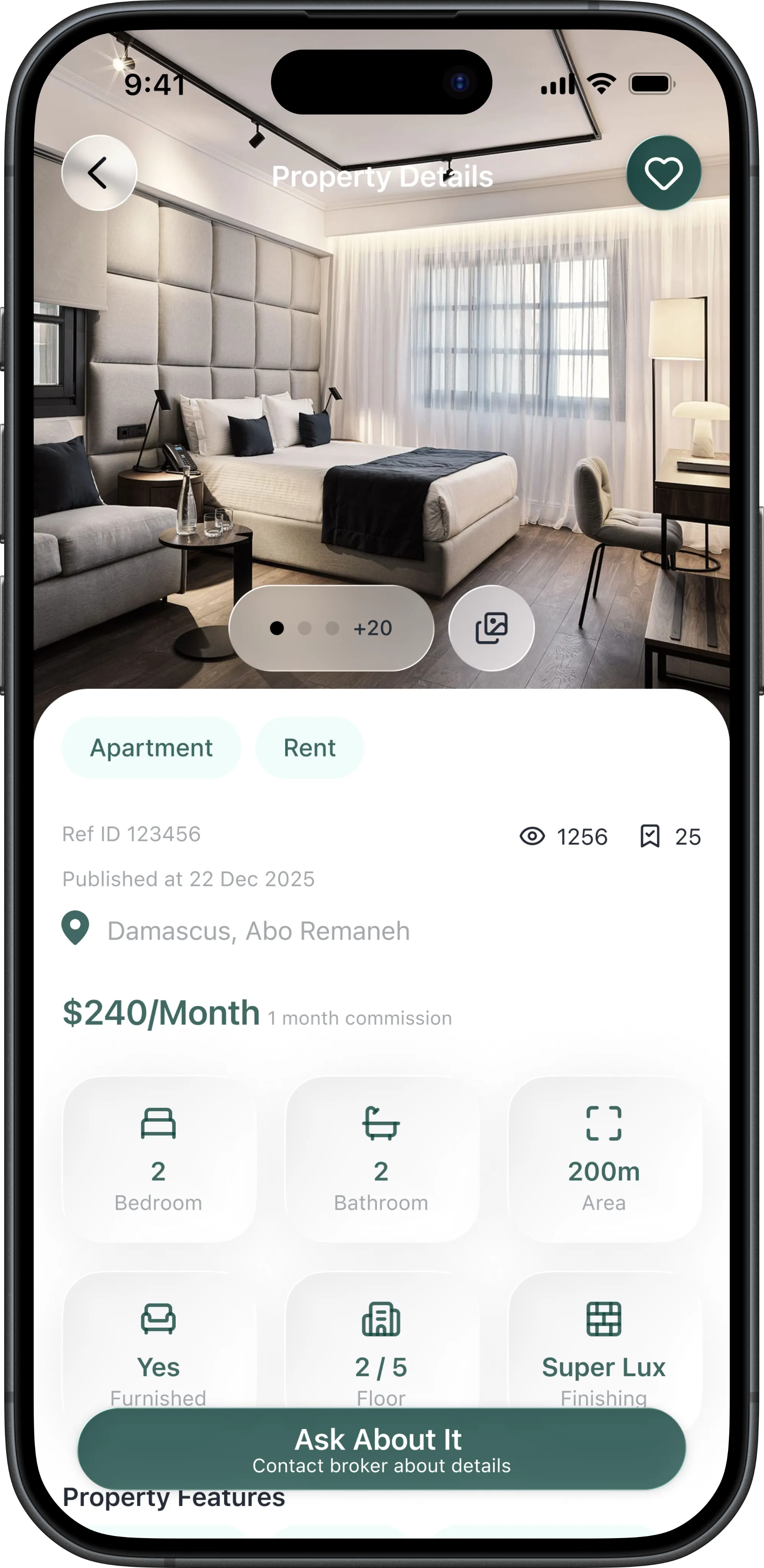 SyriaGate App - Property Details